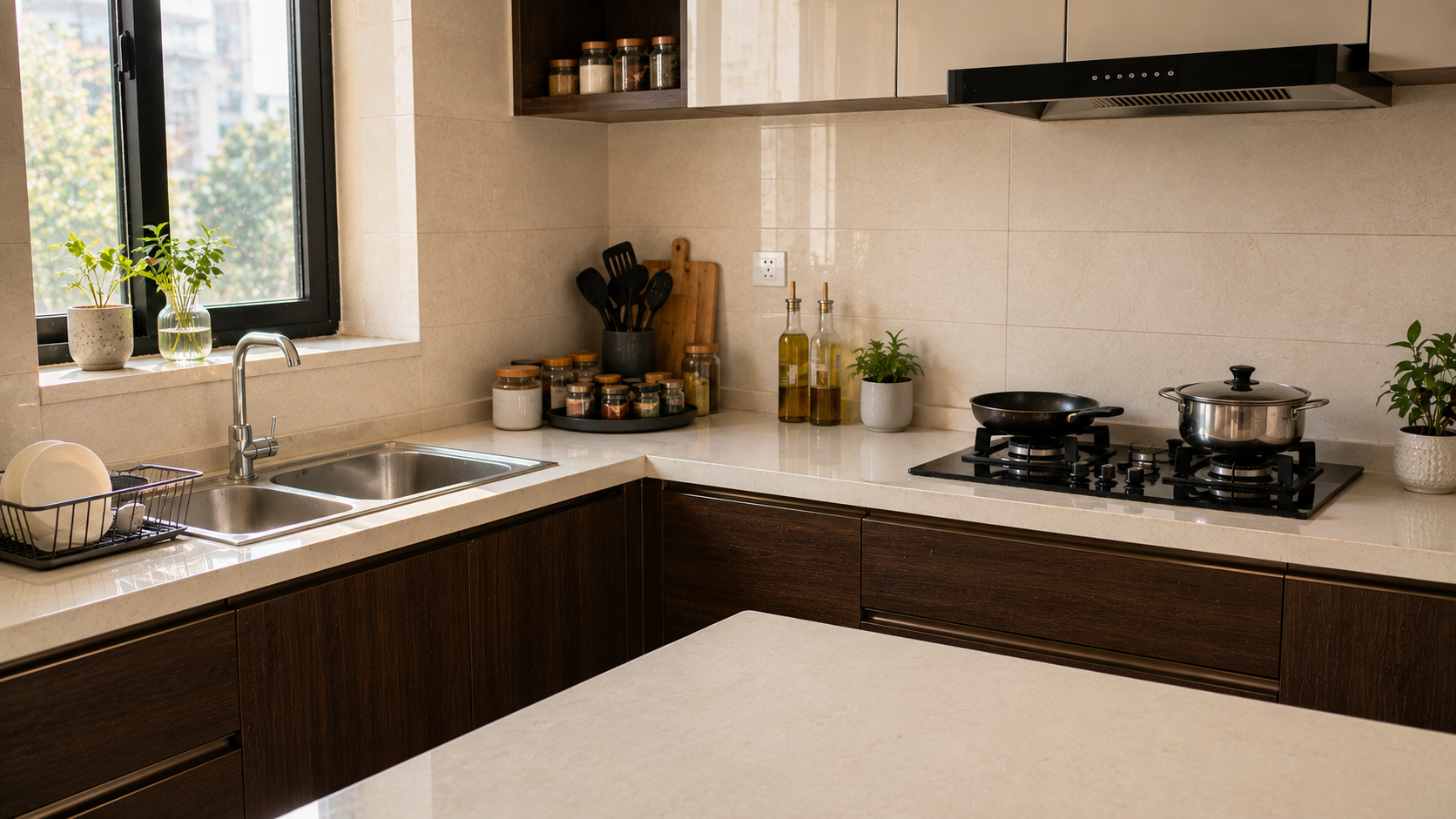 Kitchen after Instant Maid service
